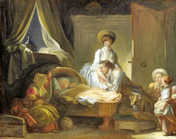 The Visit To The Nursery by Jean-Honore Fragonard