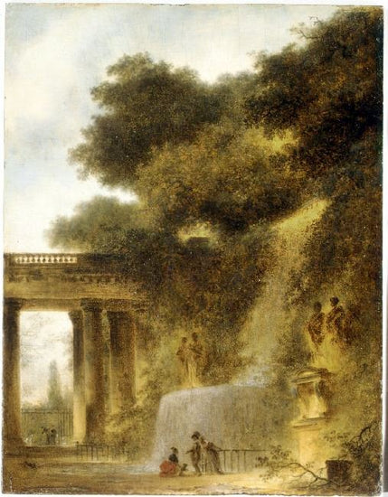 The Cascade by Jean-Honore Fragonard