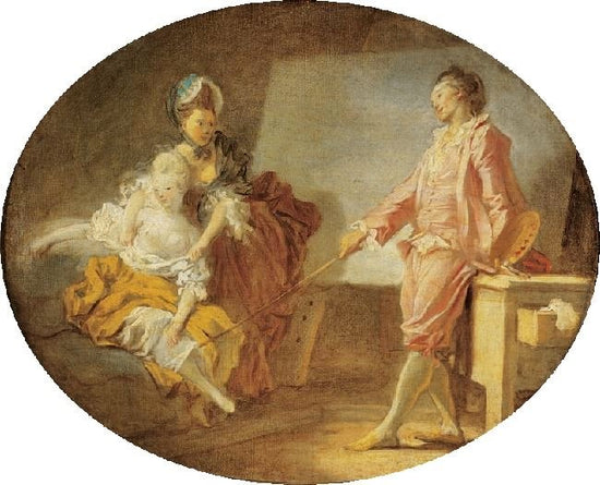 The Debut Of The Model by Jean-Honore Fragonard
