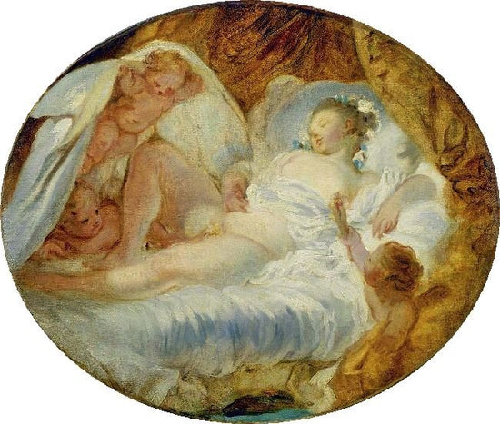 The Match To Powderkeg by Jean-Honore Fragonard