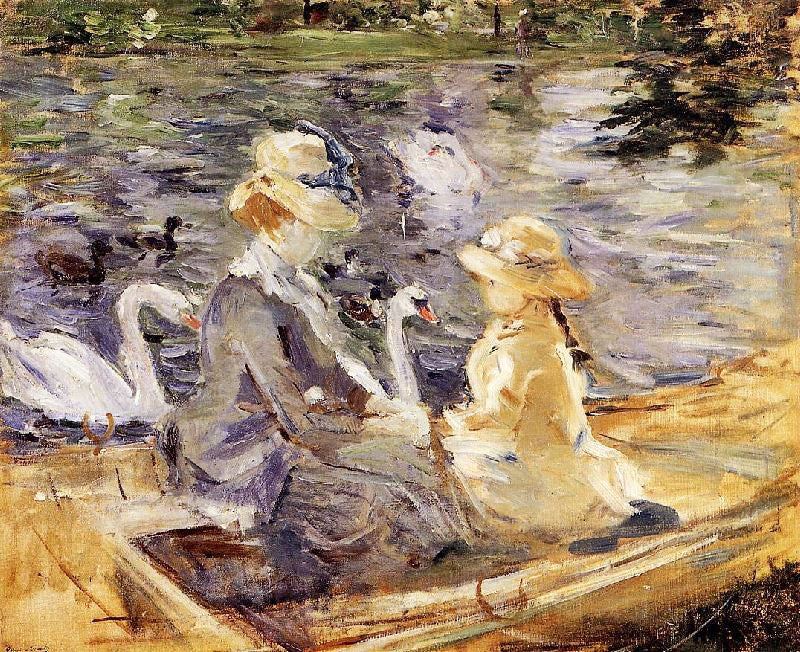 ON THE LAKE IN THE BOIS DE BOULOGNE