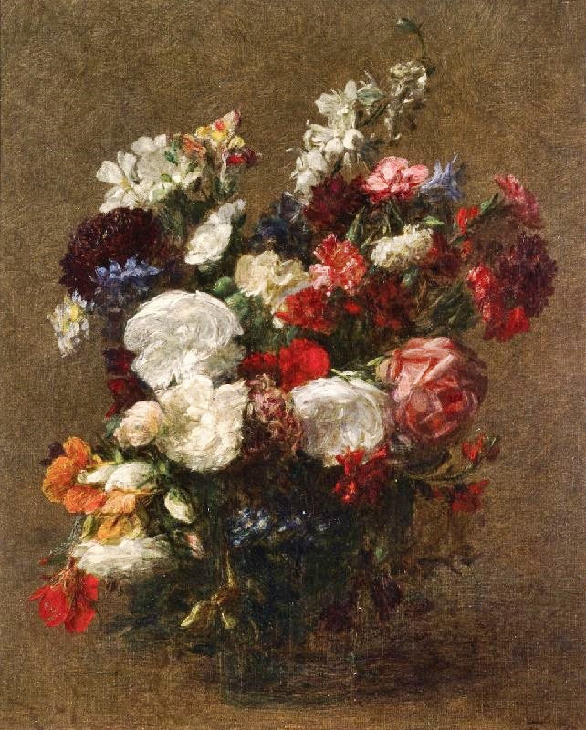 Diverse Flowers by Henri Fantin-Latour