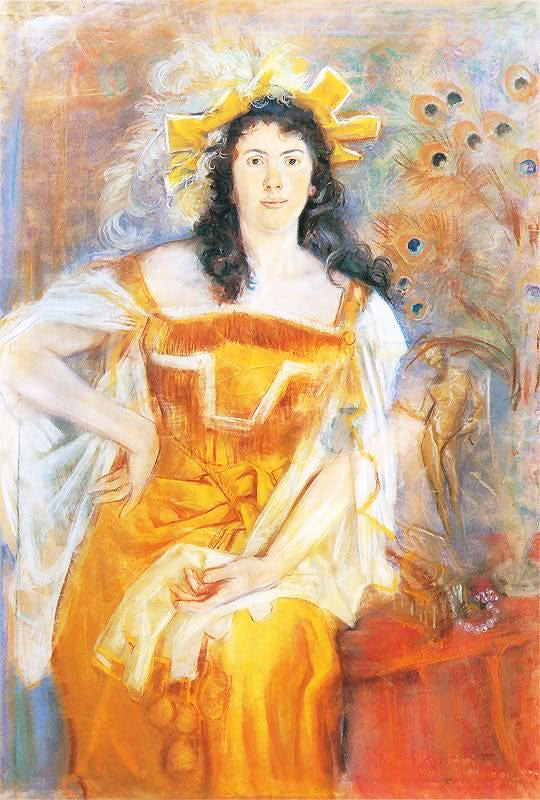 Portrait Of Honorata Leszczynska As Katharina In Shakespeare’S "The Taming Of The Shrew" by Stanislaw Wyspianski