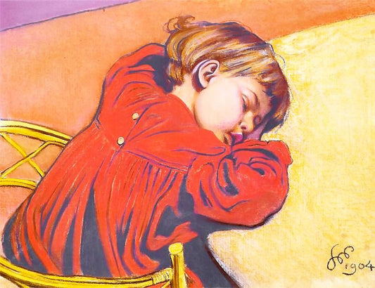 Sleeping Stas by Stanislaw Wyspianski