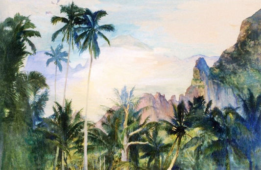 The End Of Cook’S Bay, Island Of Moorea, Society Islands. 1891, Dawn by John La Farge