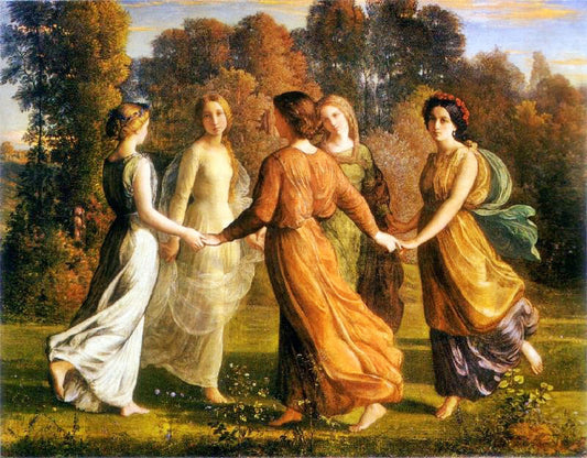Poem Of The Soul 13, Rays Of Sunlight by Louis Janmot
