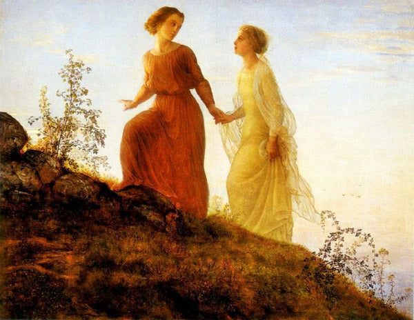 Poem Of The Soul 14, On The Mountain by Louis Janmot