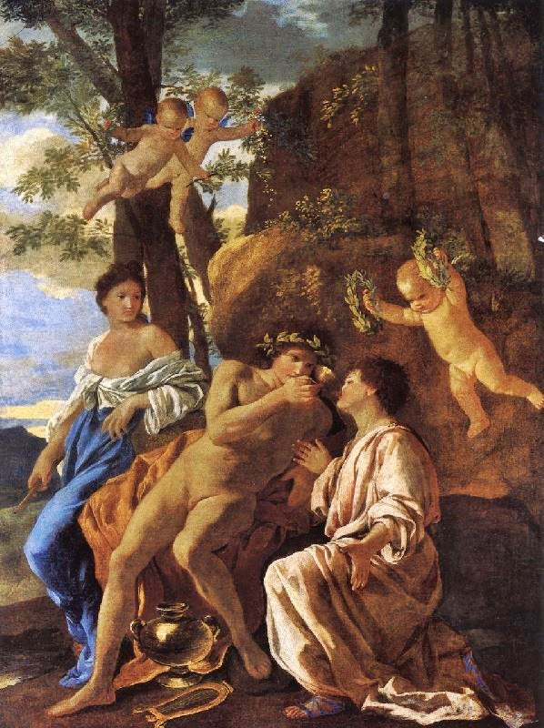 The Inspiration Of The Lyric Poet by Nicolas Poussin