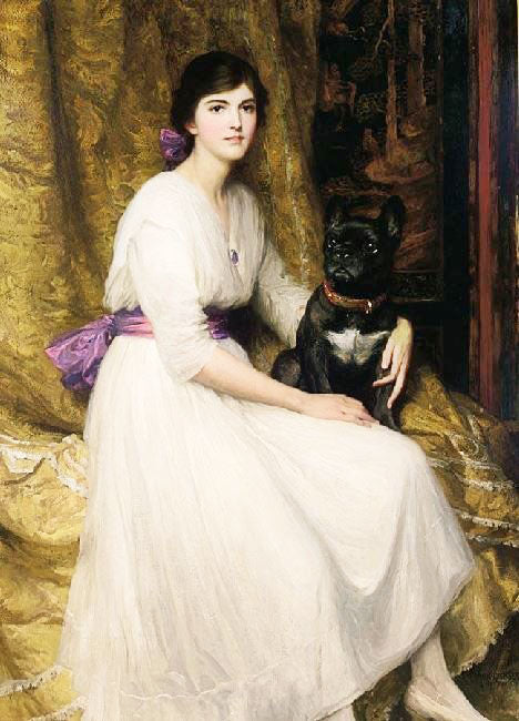 Portrait Of The Artist’S Niece Dorothy by Sir Francis Bernard (Frank) Dicksee