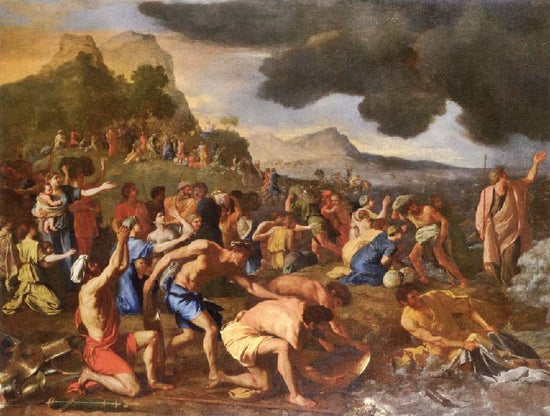 The Crossing Of The Red Sea by Nicolas Poussin