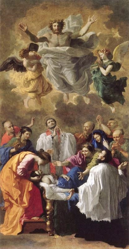 The Miracle Of St. Francis Xavier by Nicolas Poussin