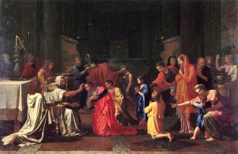 The Seven Sacraments: Confirmation by Nicolas Poussin