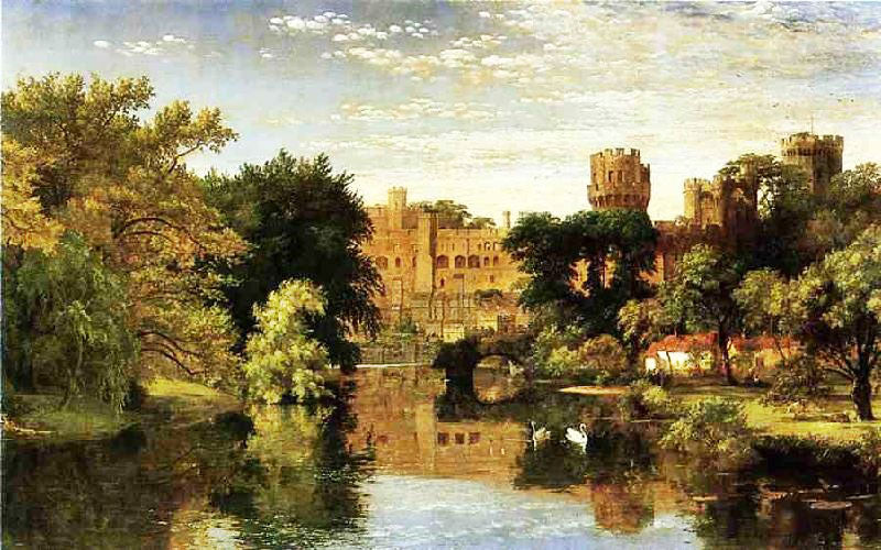 Warwick Castle, England by Jasper Francis Cropse