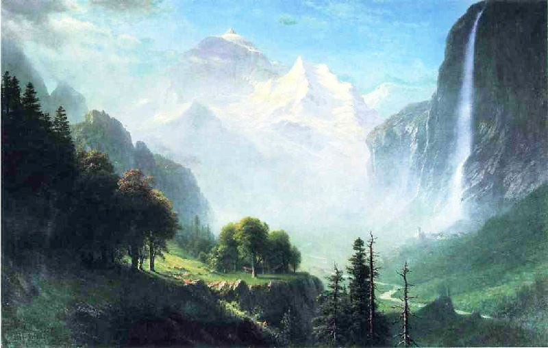 STAUBBACH FALLS, NEAR LAUTERBRUNNEN, SWITZERLAND