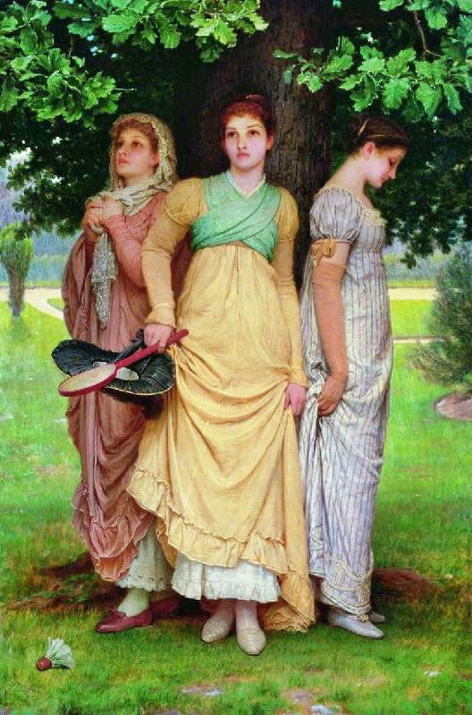 A Summer Shower by Charles Edward Perugini