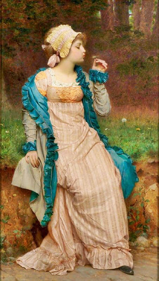 He Loves Me, He Loves Me Not by Charles Edward Perugini