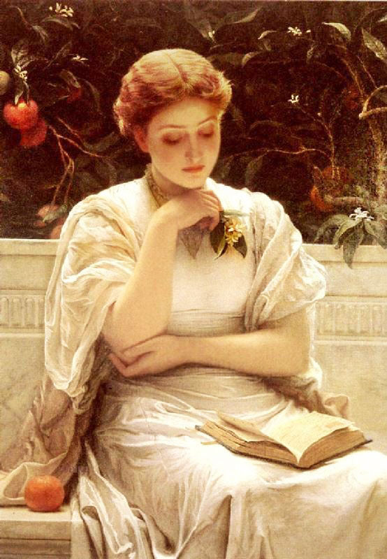 In The Orangery by Charles Edward Perugini