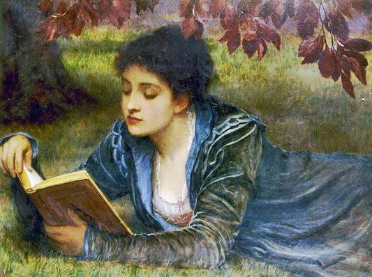 Girl Reading by Charles Edward Perugini