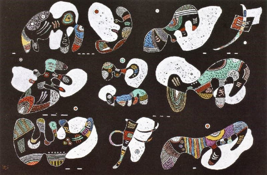 Composition With White Forms by Wassily Kandinsk