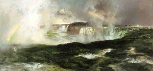 Looking Over Niagara Falls by Thomas Moran