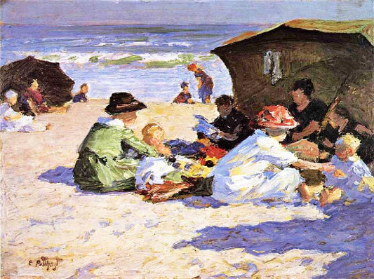A Day At The Seashore by Edward Potthast