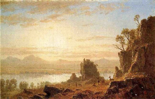 The Columbia River, Oregon by Albert Bierstadt