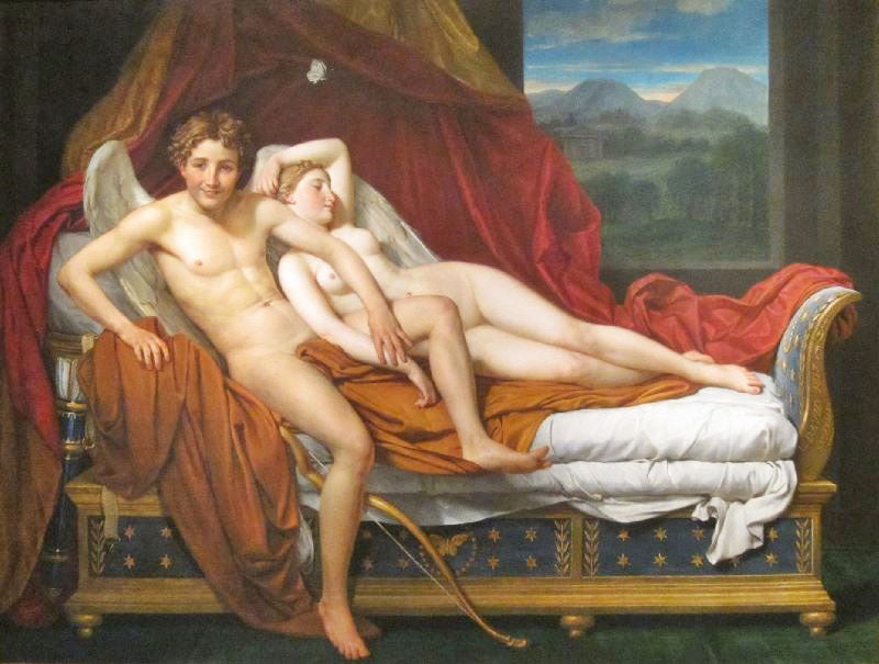 Cupid And Psyche by Jacques-Louis David