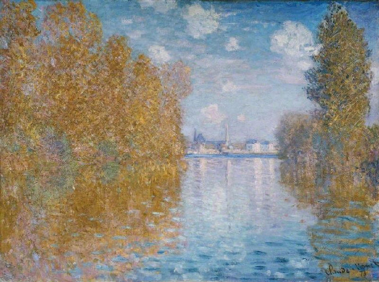 Autumn Effect At Argenteuil by Claude Oscar Monet