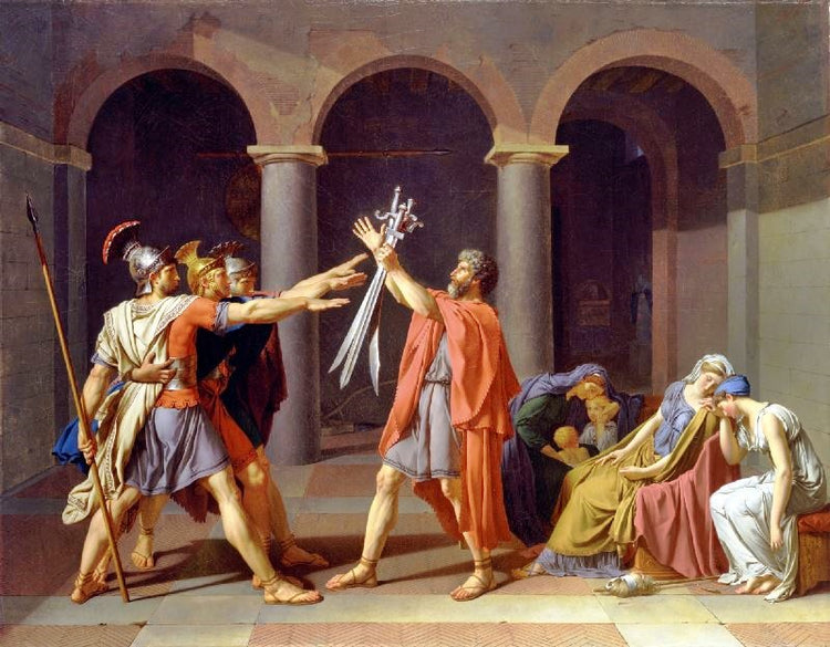 Oath Of The Horatii by Jacques-Louis David