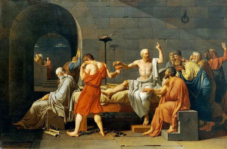 The Death Of Socrates by Jacques-Louis David