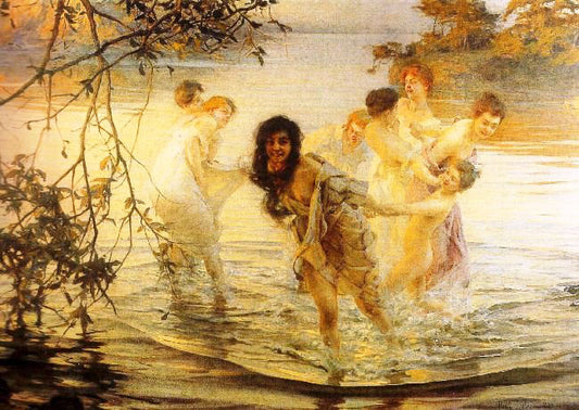 Joyous Frolics by Paul Emile Chabas
