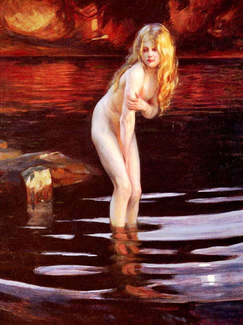 The Bather by Paul Emile Chabas