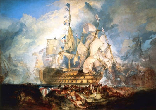 The Battle Of Trafalgar by Joseph Turner