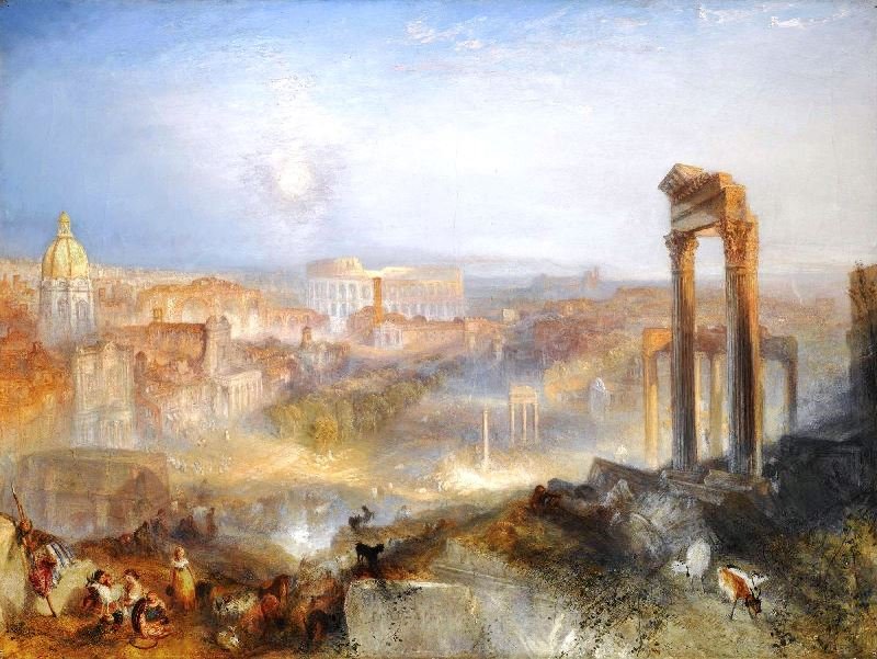 Modern Rome, Campo Vaccino by Joseph Turner