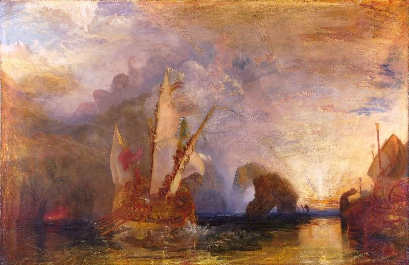 Ulysses Deriding Polyphemus, Homer’S Odyssey by Joseph Turner