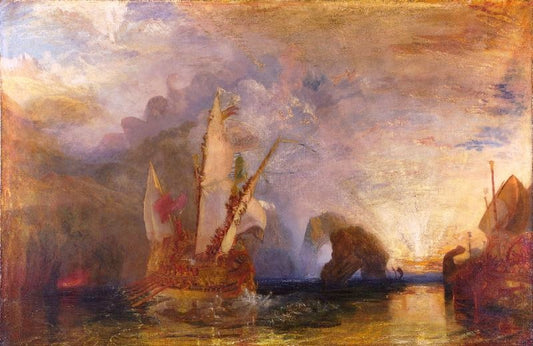 Ulysses Deriding Polyphemus, Homer’S Odyssey by Joseph Turner