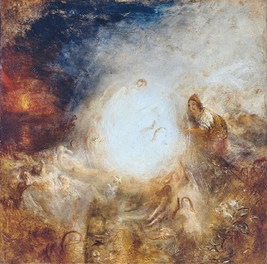 Undine Giving The Ring To Massaniello, Fisherman Of Naples by Joseph Turner