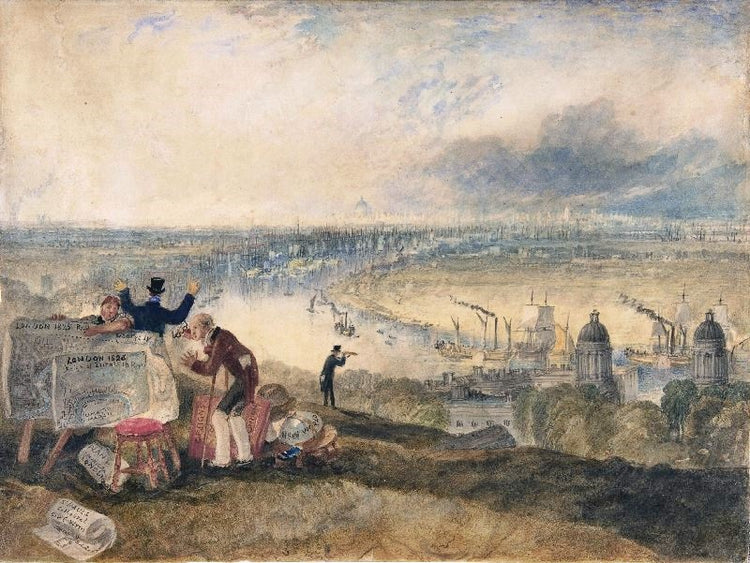 View Of London From Greenwich by Joseph Turner