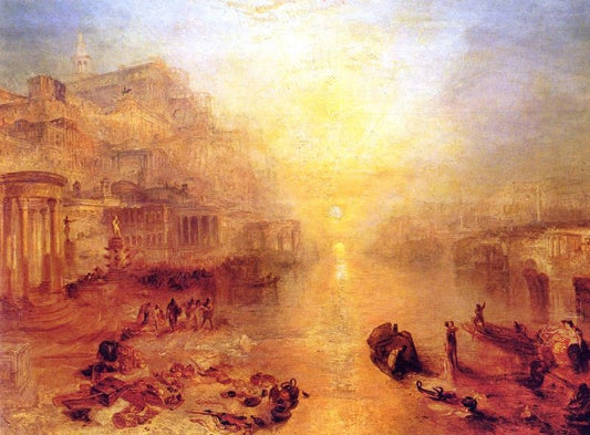 Ancient Italy, Ovid Banished From Rome by Joseph Turner