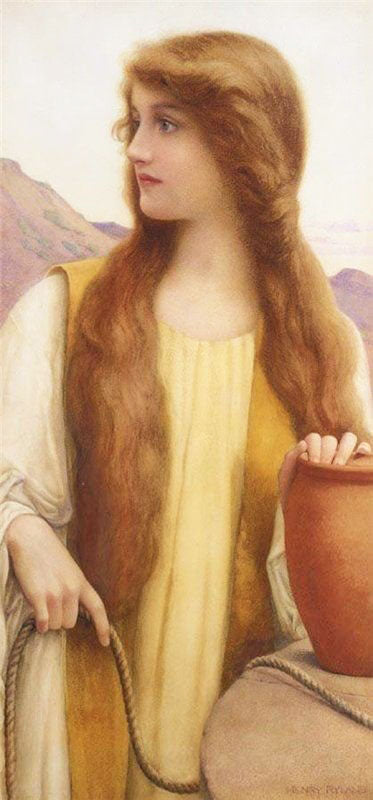 Rachel At The Well by Henry Ryland