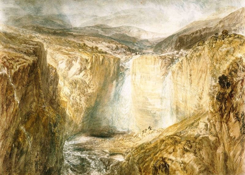 Fall Of The Tees, Yorkshire by Joseph Turner