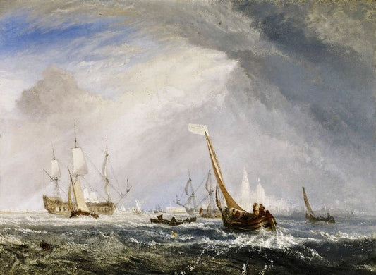 Antwerp - Van Goyen Looking Out For A Subject by Joseph Turner