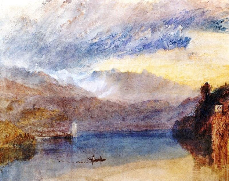 The Sarner See, Evening by Joseph Turner
