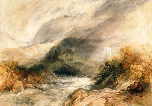 Llanthony Abbey, Monmouthshire by Joseph Turner