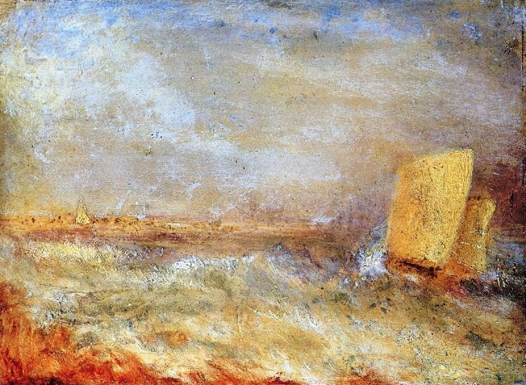 A Sailing Boat Off Deal by Joseph Turner