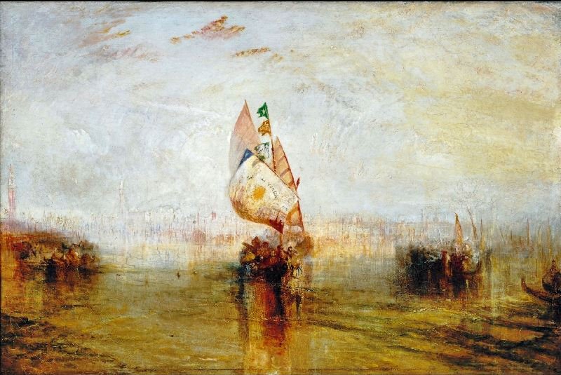 The Sun Of Venice Going To Sea by Joseph Turner