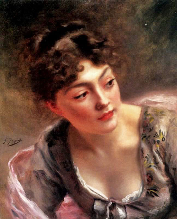 A Quick Glance by Gustave Jean Jacquet