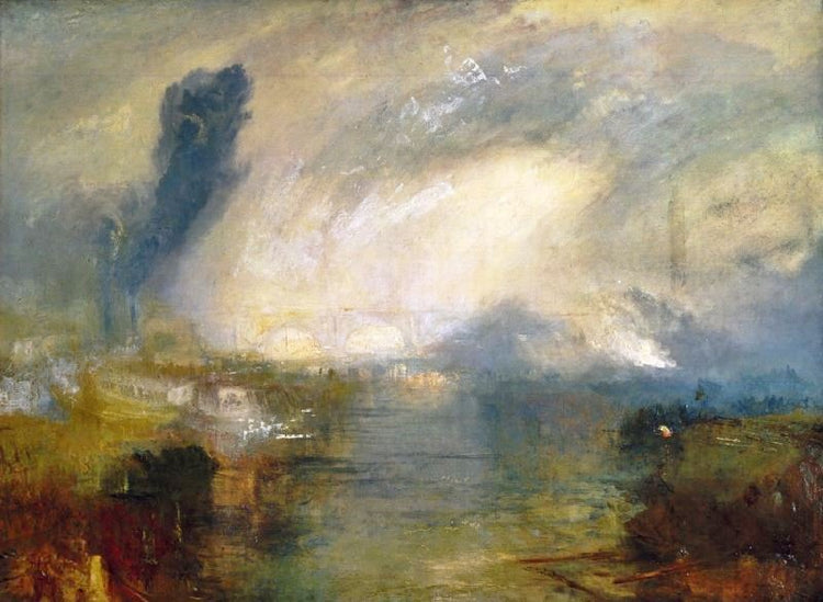The Thames Above Waterloo Bridge by Joseph Turner
