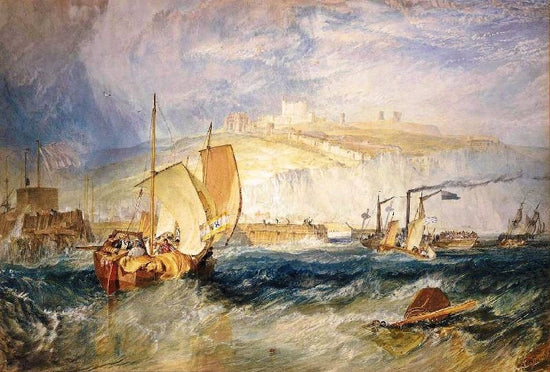 Dover Castle From The Sea by Joseph Turner