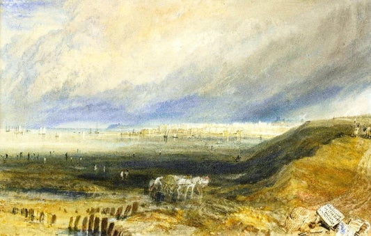 Oyster Beds At Whitstable, Kent by Joseph Turner